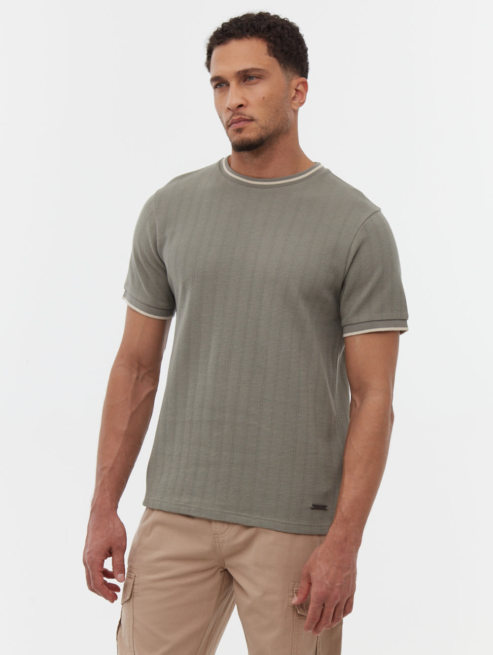Ernara Ringer Neck T-Shirt