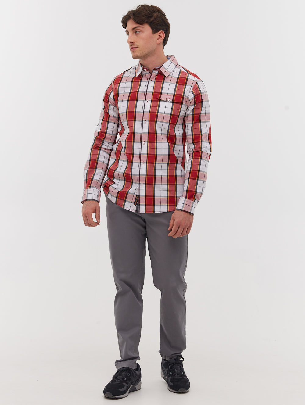 Marcin Long Sleeve Check Shirt