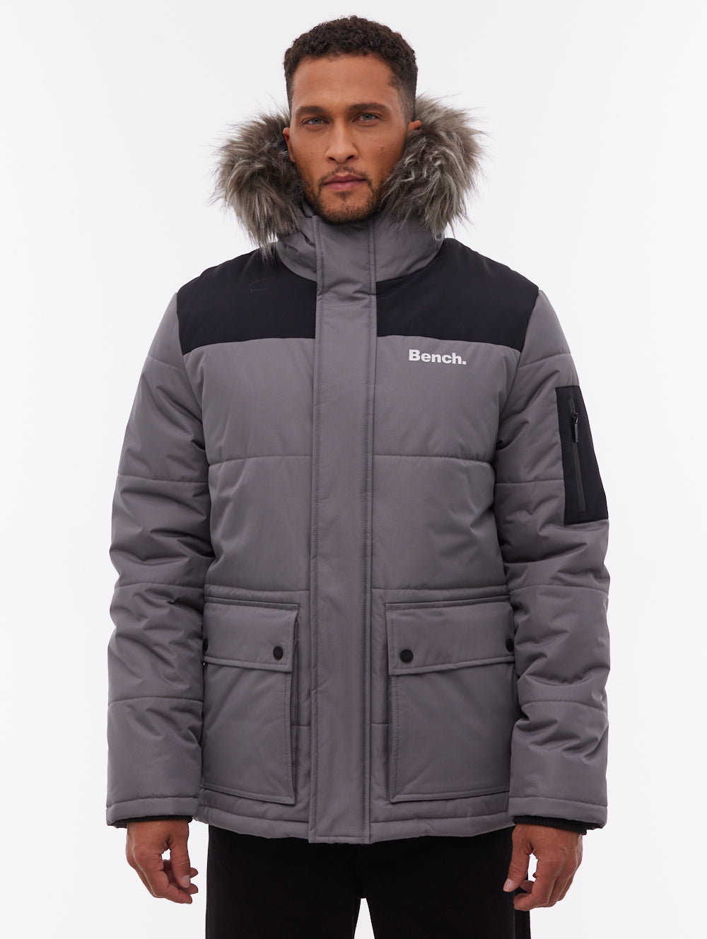 Tillor Hooded Parka - Grey