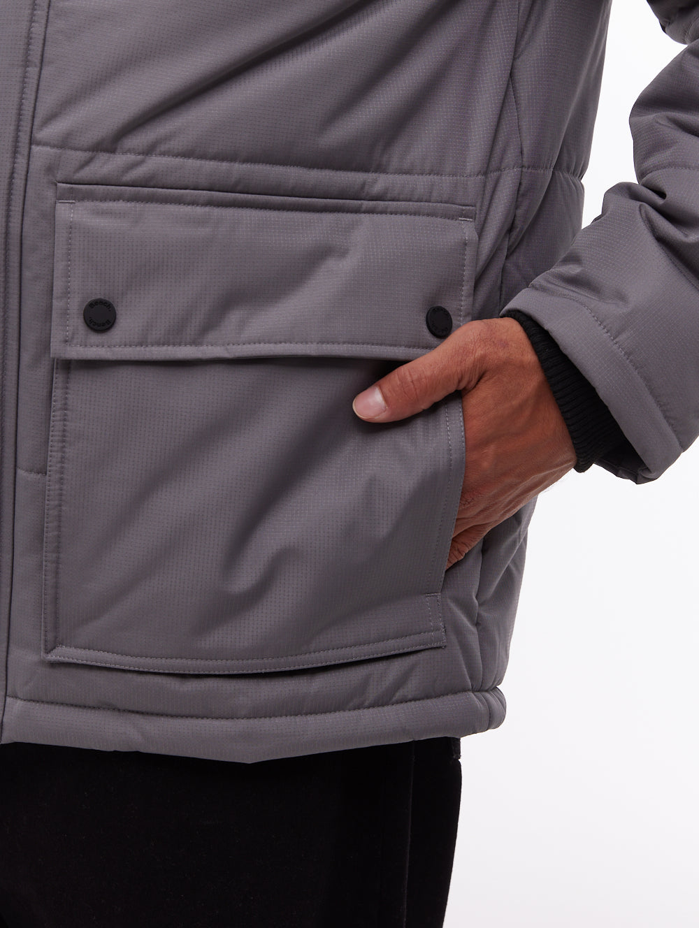 Tillor Hooded Parka - Grey