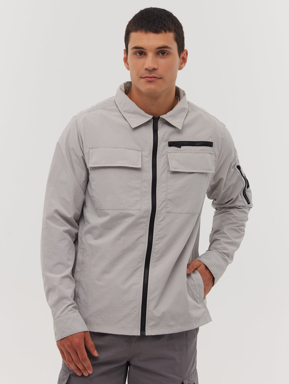 Branson Sleeve Pocket Shacket