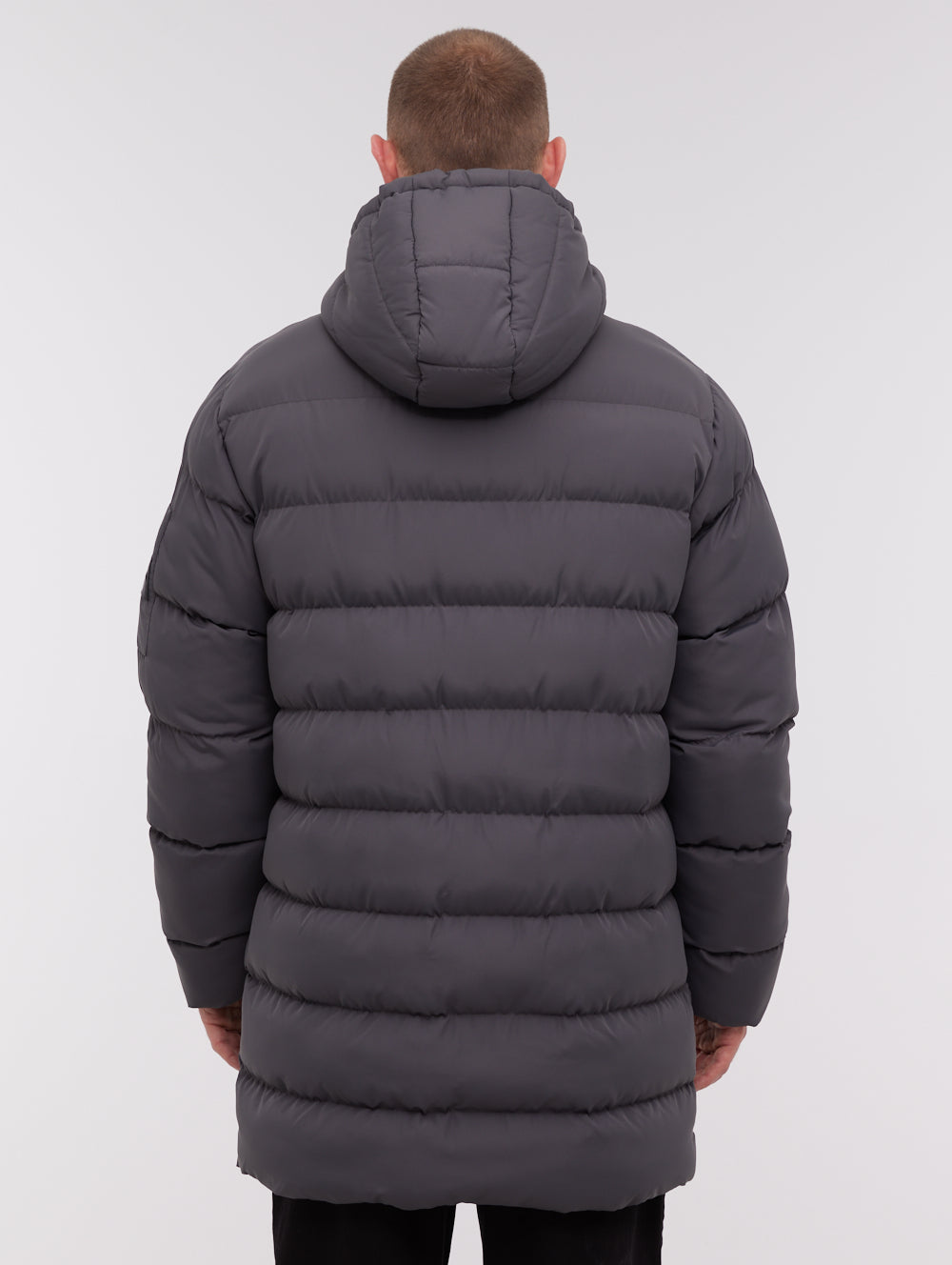 Texani Hooded Puffer Jacket - Grey