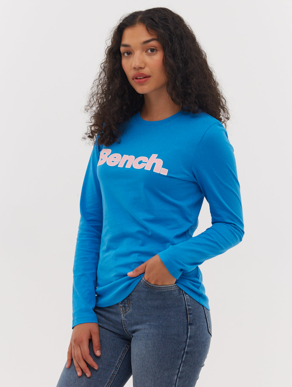 Jewelle Long Sleeve Logo T-Shirt -