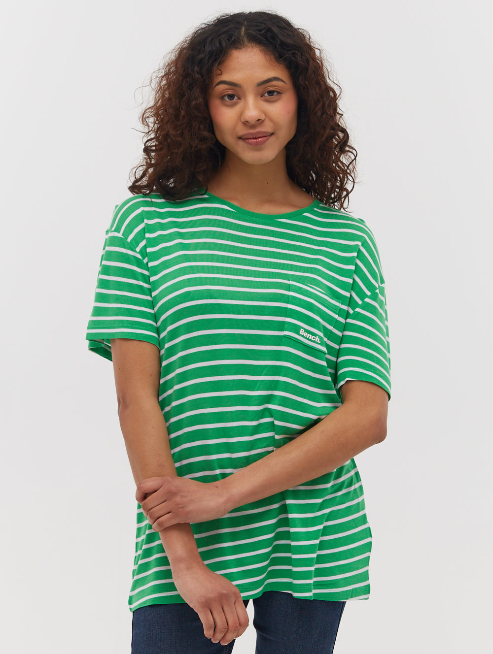 Nouria Striped Pocket T-Shirt