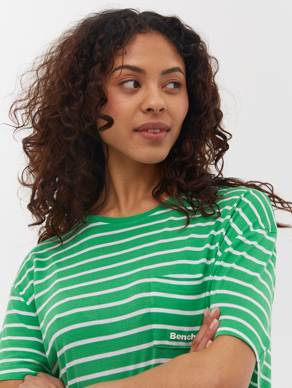 Nouria Striped Pocket T-Shirt