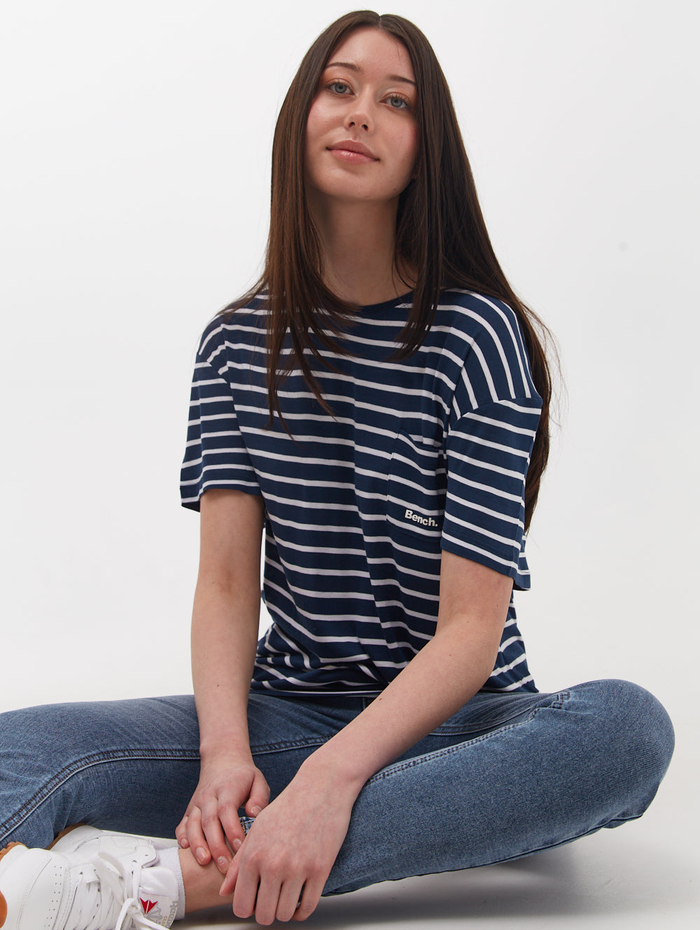 Nouria Striped Pocket T-Shirt