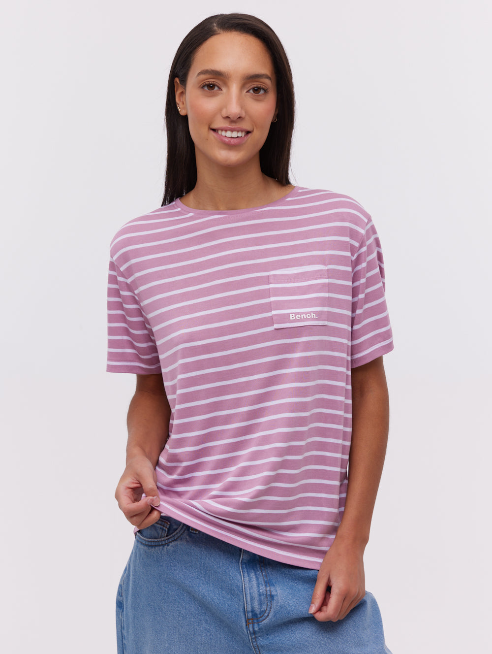 Nouria Striped Pocket T-Shirt