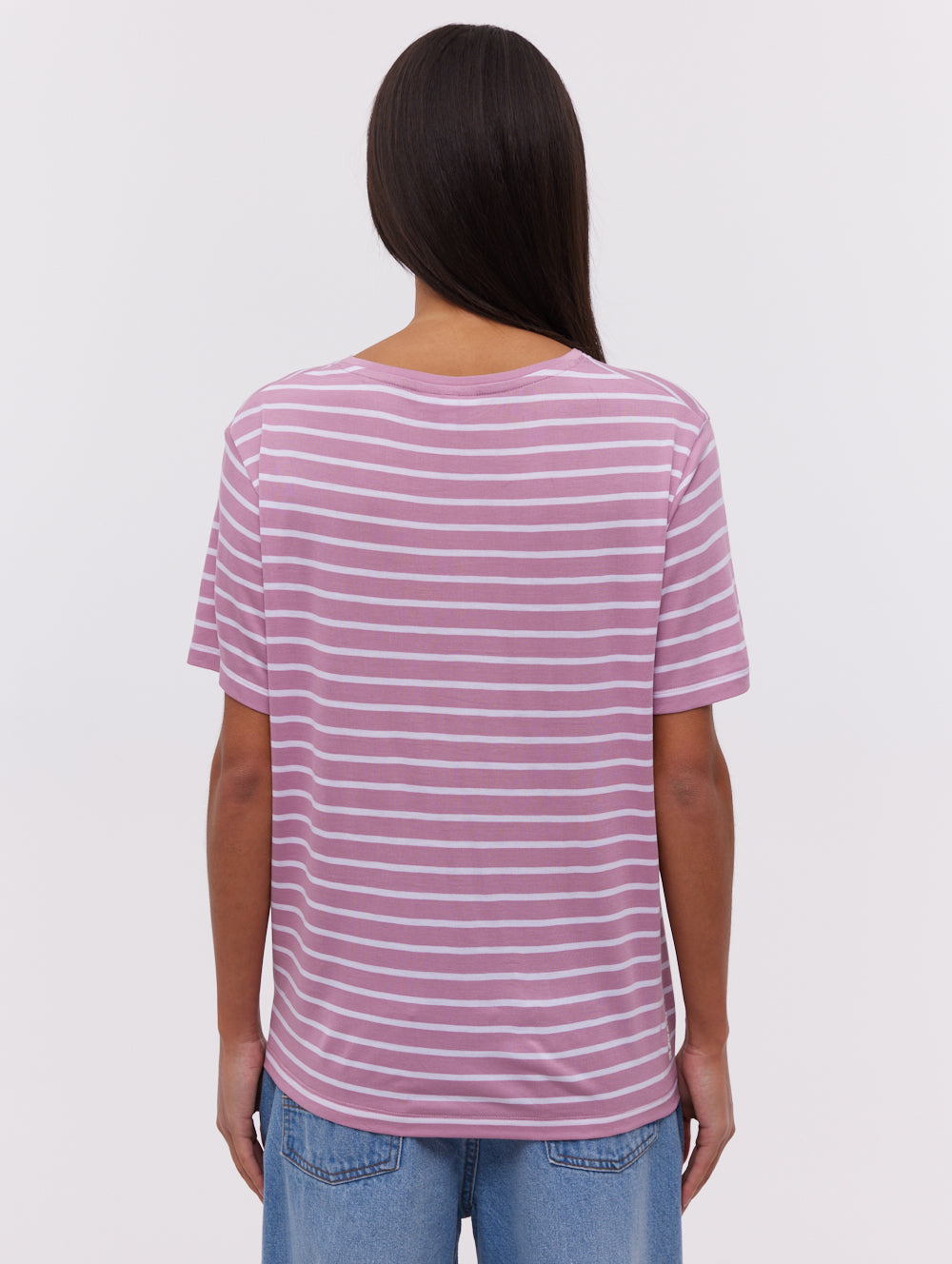 Nouria Striped Pocket T-Shirt