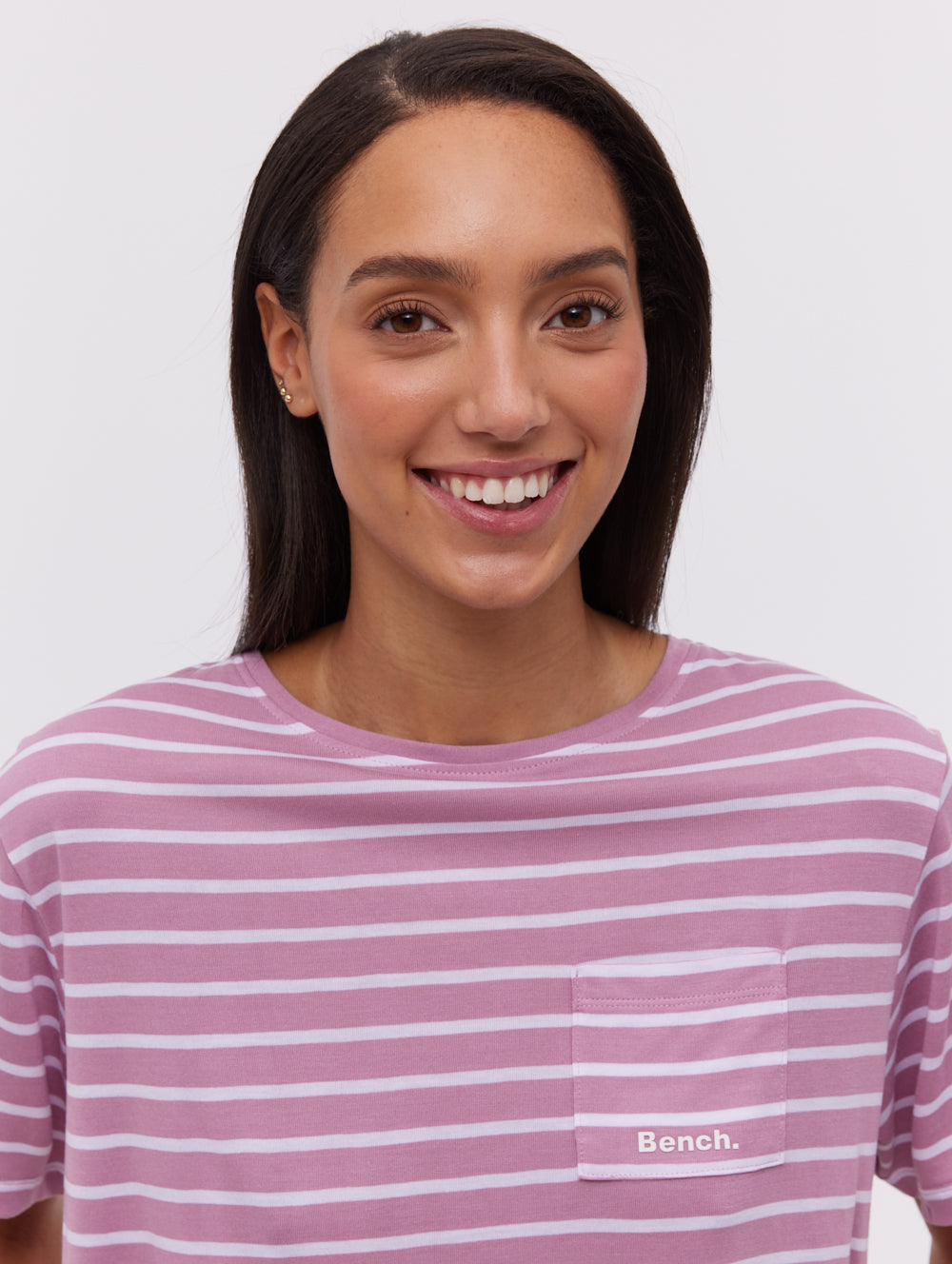 Nouria Striped Pocket T-Shirt