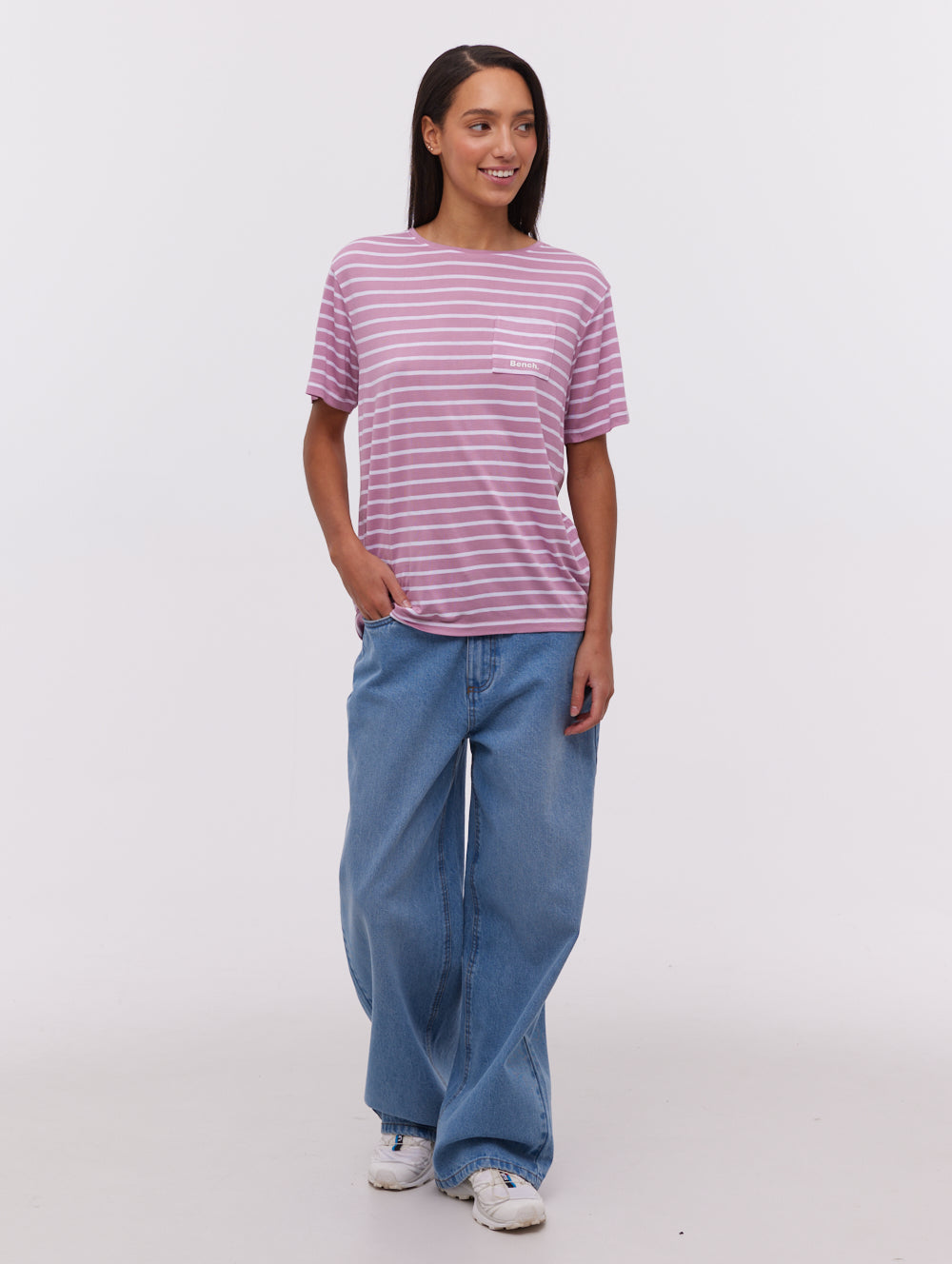 Nouria Striped Pocket T-Shirt