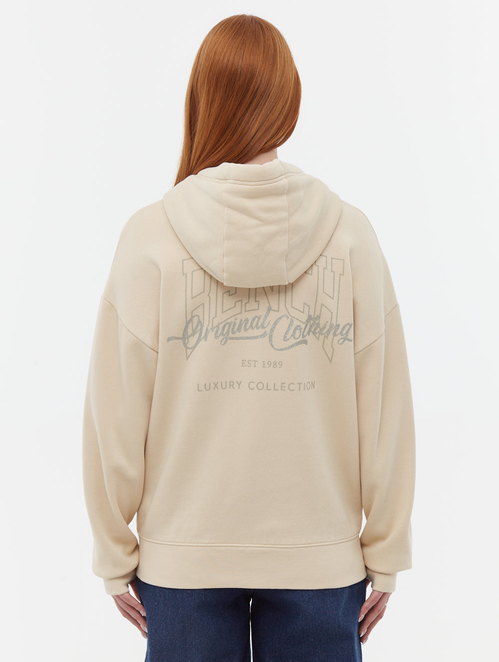 Zira Athletic Logo Zip-Up Hoodie