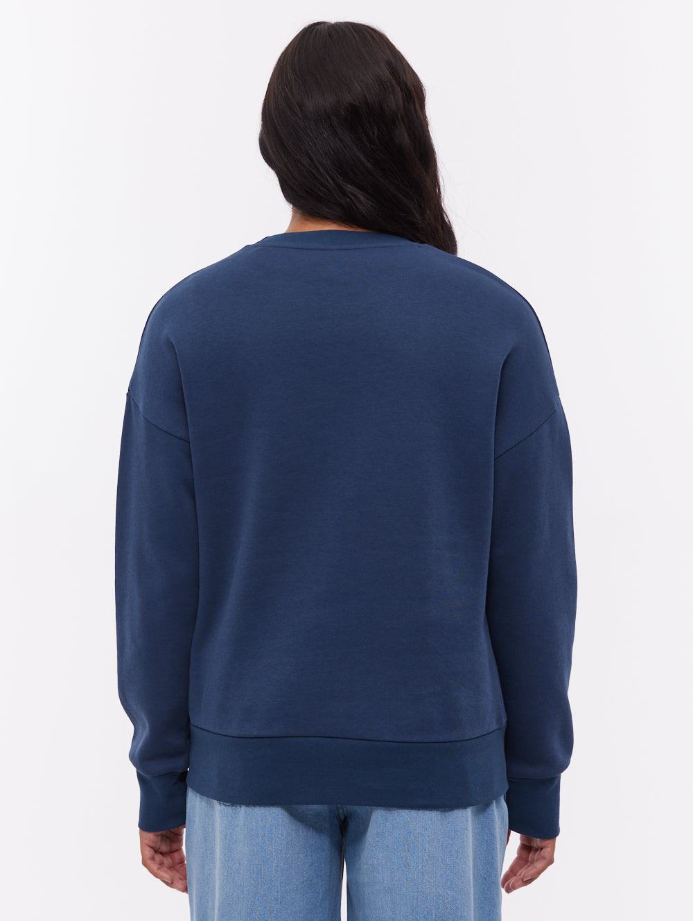 Ilma Tonal Graphic Crew Neck - Blue