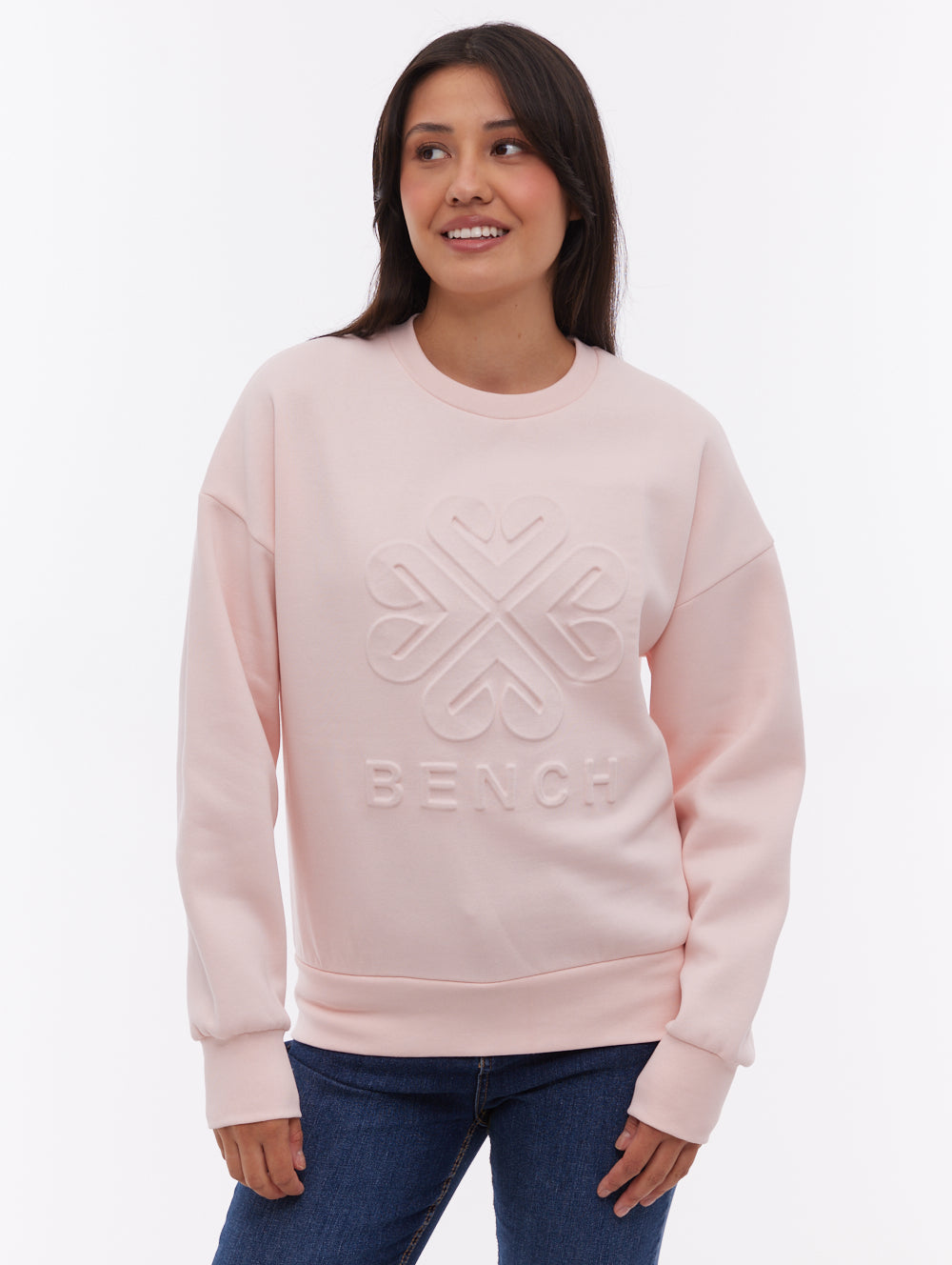 Ilma Tonal Graphic Crew Neck - Pink