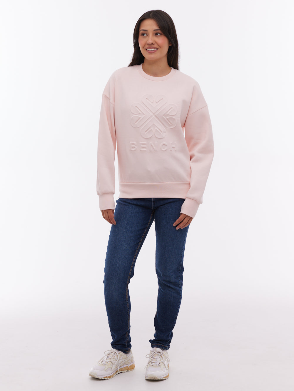 Ilma Tonal Graphic Crew Neck - Pink