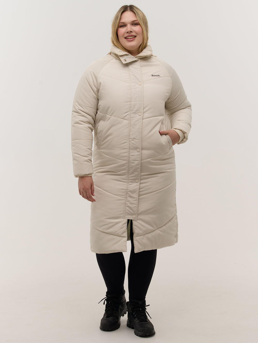 Tianae Quilted Midi Parka