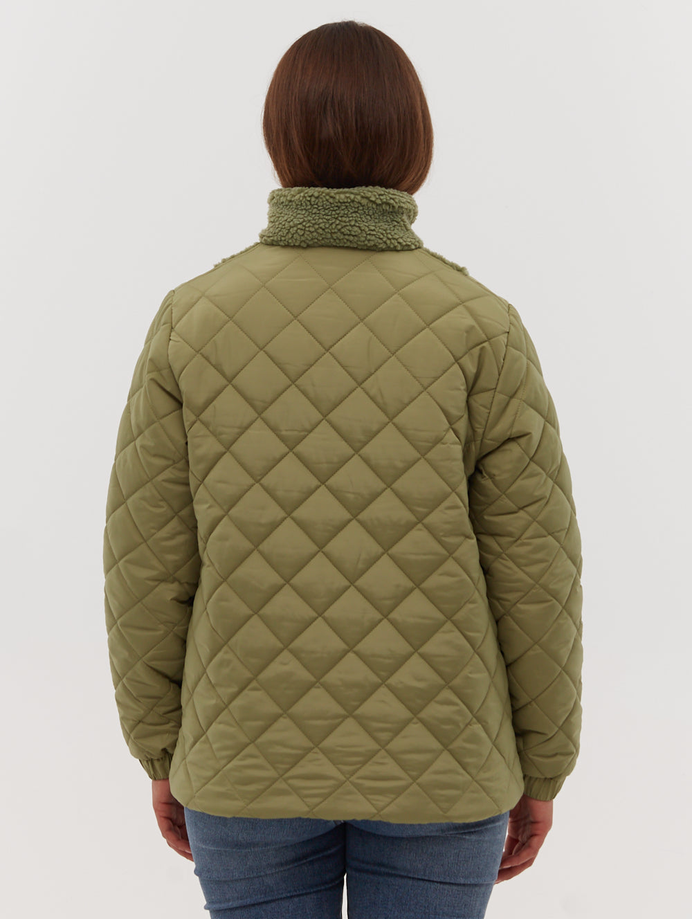 Chel Quarter-Zip Quilted Jacket