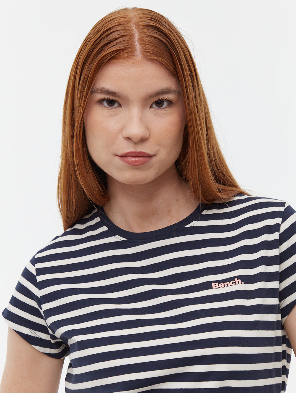 Mabelle Striped T-Shirt Midi Dress