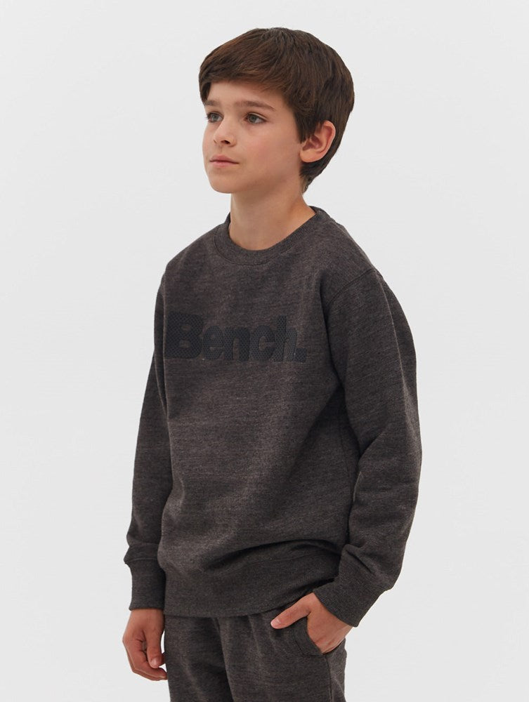 Boys Tipster Perforated Logo Crew Neck Sweatshirt - BN3E118662